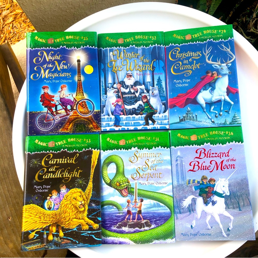 Set of 6 🌳 Magic Tree House Hardback Books